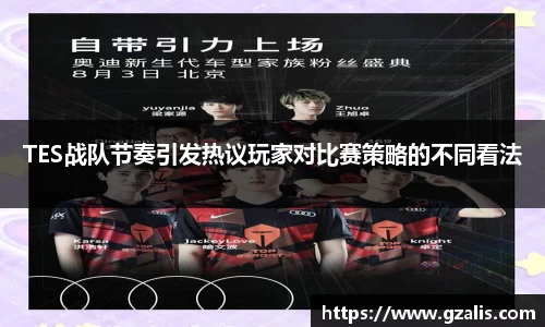 TES战队节奏引发热议玩家对比赛策略的不同看法