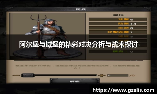 阿尔堡与域堡的精彩对决分析与战术探讨